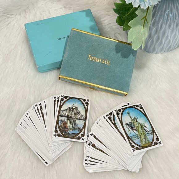 ✨FREE GIVEAWAY✨Tiffany & Co. Statue Of Liberty & Brooklyn Bridge Playing Card - Picture 2 of 11